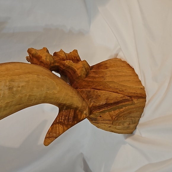 Wooden Handcrafted Decorative Figurine Dolphin Sculpture - Picture 13 of 14